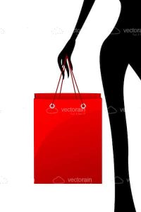 Lady with shopping bag